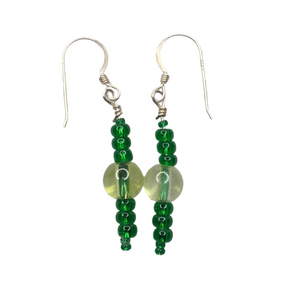 🍭6/$30 St Patrick’s Day Beaded Drop Earrings